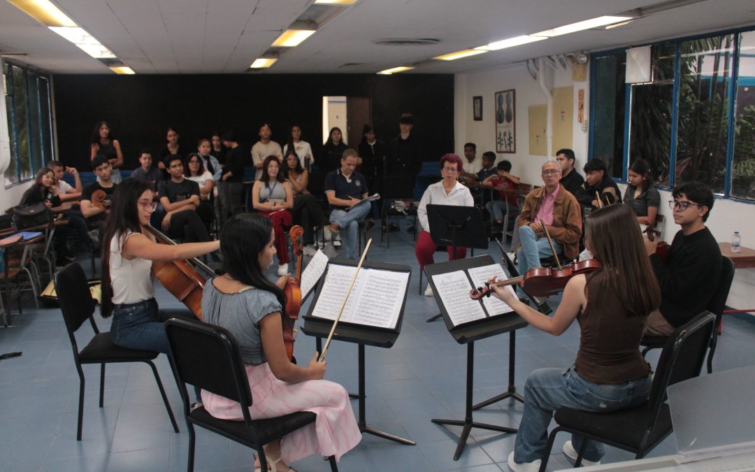 Prestigioso Dúo Parisot ofreció clase magistral en el Conservatorio de Música de Carabobo